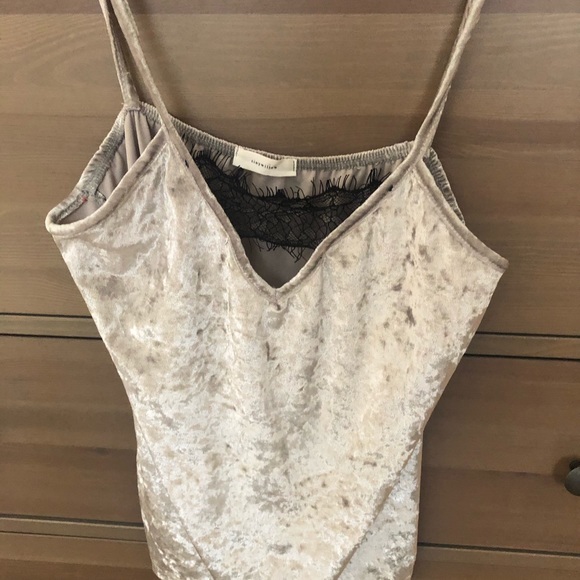 Zara Tops - VELVET TANK TOP LIKE NEW